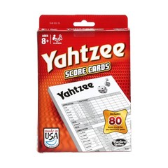 New – Hasbro Yahtzee Score Cards – Ages 8+ | 2+ players