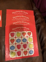 Vintage Strawberry Shortcake Game Basket 4 Berry Fun Games 1981 Parker Bros RARE