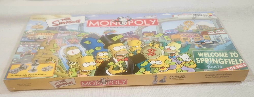 Monopoly Game The Simpsons Collector’s Edition New in the Box Still Sealed