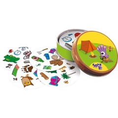 Spot It! Camping Eco-Blister Family Card Game Asmodee Zygomatic Matching Party