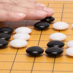 Yellow Mountain Imports Shin Kaya Beginner’s Reversible 13×13 / 9×9 Go Game Set