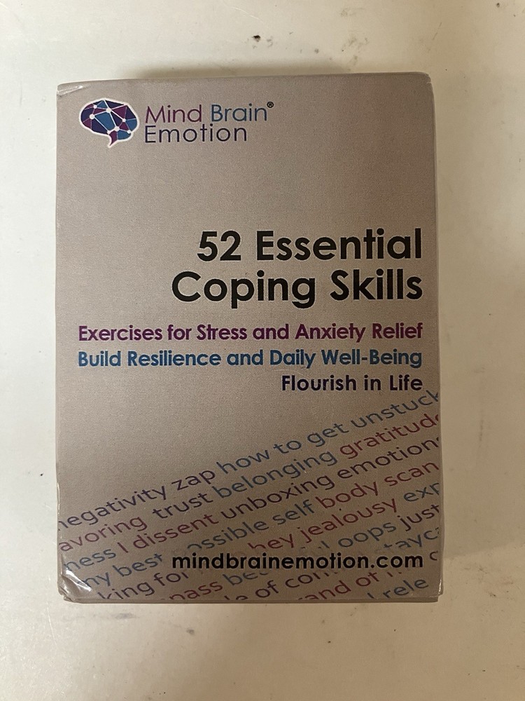 Coping Skills Cards: 52 Self-Care Exercises for Stress & Anxiety Relief New