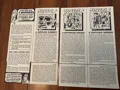 Unused 1937 All Colored-Paper/Radio Advtsg-Premium Send-In Game “WHO IS GUILTY?”