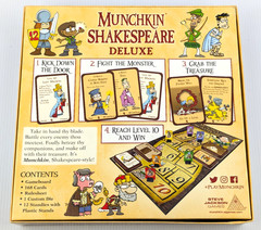 Munchkin Shakespeare Deluxe 100% COMPLETE Steve Jackson Games Gift