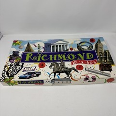Vintage Richmond In A Box Board Game RVA Highlights Late For The Sky USA 1990s