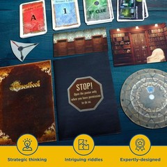 EXIT The Game The Sinister Mansion Escape Room Board Game Ages 12+ New