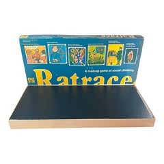 Vintage 1974 “Ratrace” Board Game Social Climbing Waddingtons 70s 100% COMPLETE!