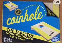 Hasbro Coinhole The Table Top Coin Bouncing Party Game Cornhole(2017) NEW SEALED