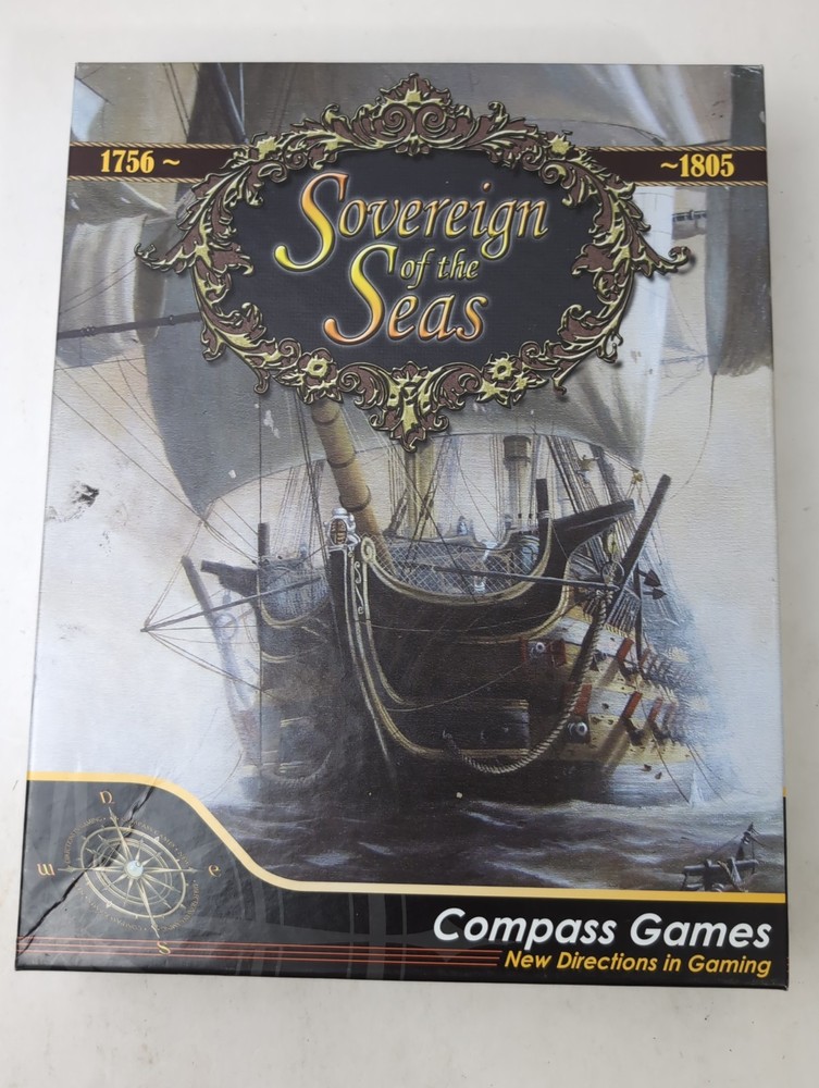 SOVEREIGN OF THE SEAS 1756-1805 #1047 -Compass Games NOS Unpunched