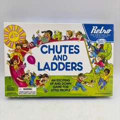 Chutes and Ladders Retro Series COMPLETE Hasbro Gaming 2015 Kids Classic