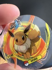 Rare Vtg Pokemon Flareon Eevee Crystal Tazos Taso Pogs Mexico Cheetos Doritos