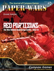 COMPASS GAMES PAPER WARS ISSUE #110: RED PARTISANS MAGAZINE & GAME MINT NISW 🪖