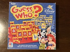 Guess Who? Disney Edition 2005 Milton Bradley Board Game Missing 2 Red Flaps