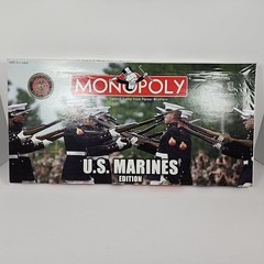 Monopoly U.S. Marines Corps USMC Edition Military Board Game 2005 Hasbro