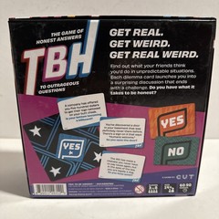 NEW TBH THE GAME OF HONEST ANSWERS TO OUTRAGEOUS QUESTIONS 3-8 PLAYERS AGES 14+