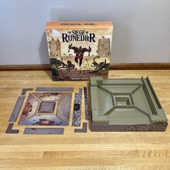 The Siege Of Runedar Board Game Complete Game 1-4 Players (2021 Reiner Knizia)