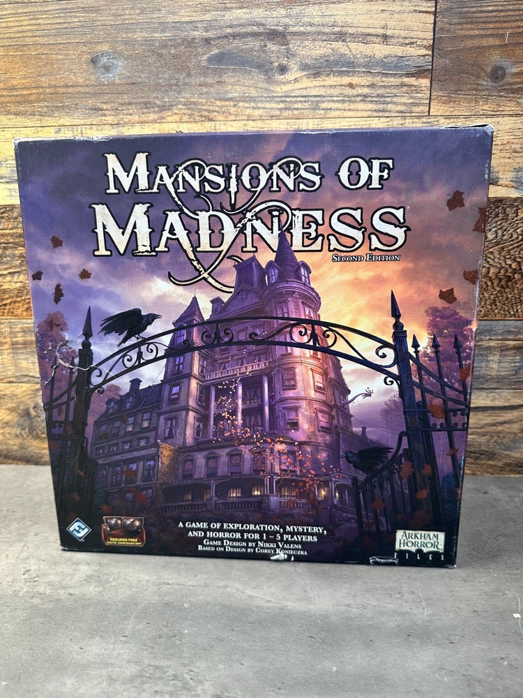 Fantasy Flight Mansions of Madness 2nd Edition Board Game MAD20 Horror Strategy