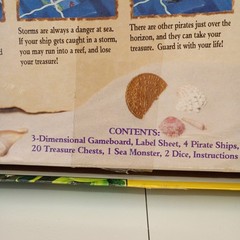 Vintage 1993 Pirates’ Gold Board Game Golden Magnetic 3D Adventure INCOMPLETE