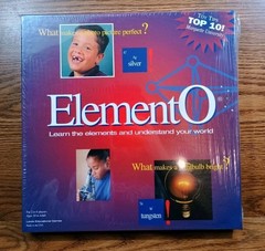New Sealed! ElementO Periodic Table Learning Educational Board Game Science 1996