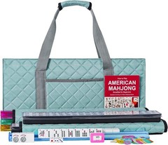 Classic American Mahjong Set with Pushers, Racks and 166 Scratch-Resistant Tiles