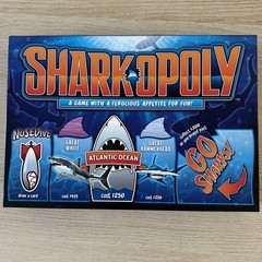 Sharkopoly Board Game Complete Shark Themed Monopoly Style Family Game
