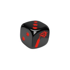 CMON Zombicide 2nd Edition Special Black and White Dice | 16mm, Various