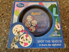 Spot It! Disney Learning Frozen Edition Olaf Anna Elsa Brand New Alphabet