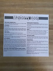 Parts For Mayberry Opoly Board Game Late for the Sky 2007 Andy Griffith Show TV