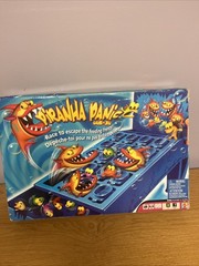 Piranha Panic Board Game by Mattel Vintage 2005 Fish Marbles Ages 5-Up Complete