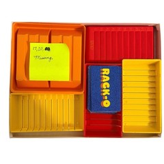 Milton Bradley Board Game Unisex OS Multi Rack-O Vintage 1978 Missing 2 Cards