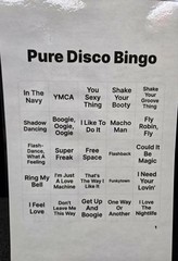 Pure Disco Music Bingo Cards, Size: 5.5″ x 5.5″ *Please Read Description