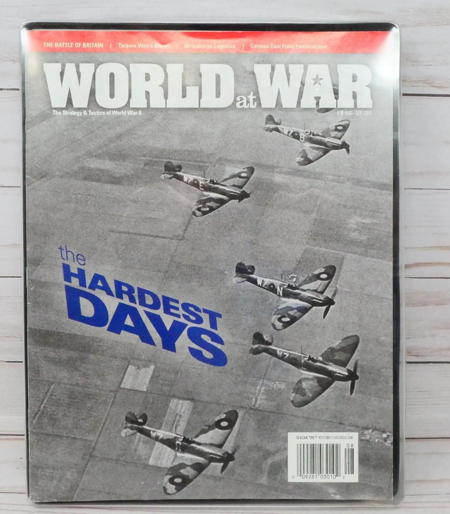 World at War Magazine 19, The Hardest Day, Solitaire Game, Complete-Punched