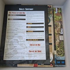 Blood Rage Core Game Box Eric M. Lang CMON 99% Complete Very Good Condition