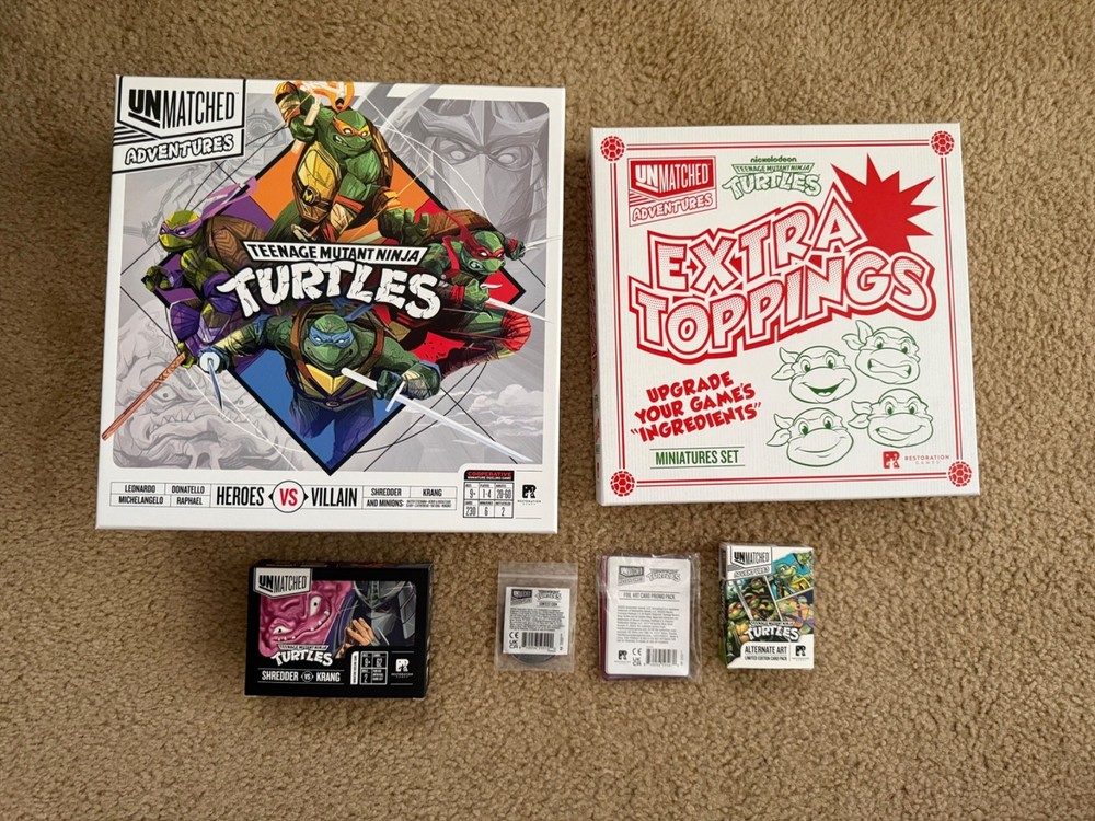 Unmatched Adventures: Teenage Mutant Ninja Turtles – Kickstarter Bundle