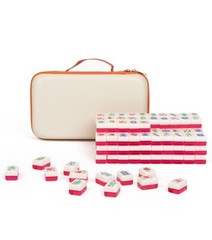 Maison Lude Cirquejong Mahjong Tiles 160 Tiles with Carrying Case Blooming!