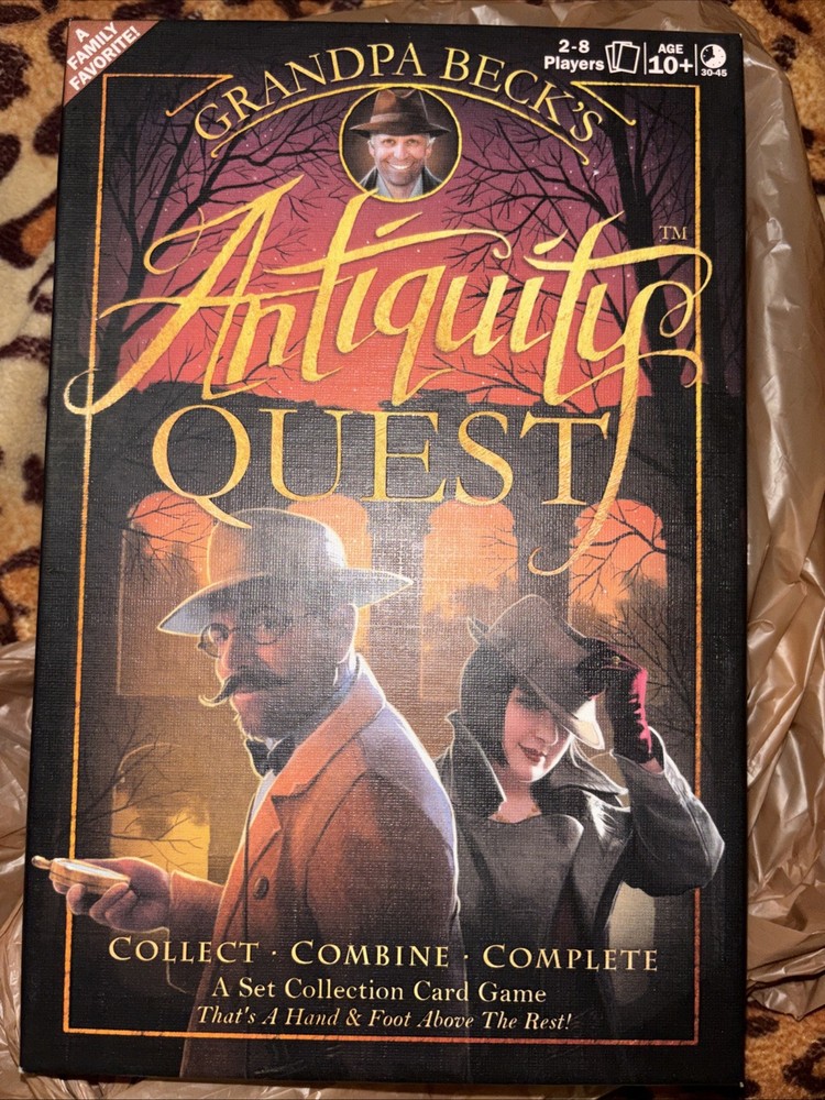 Antiquity Quest 1st Ed. Card Board Game by Grandpa Beck’s Games -Cards & Sealed