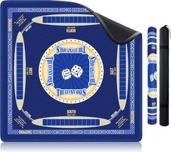 Blue Mahjong Mat w/ Carrying Case