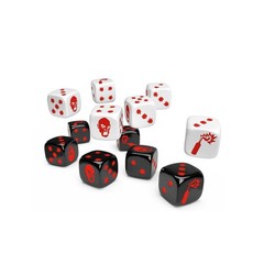 CMON Zombicide 2nd Edition Special Black and White Dice | 16mm, Various