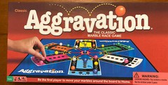 Aggravation Classic Board Game by Winning Moves #1180 Preowned Complete