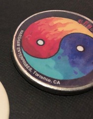 Lot of 20 Vintage 1990’s POGS Milk Caps, 1 Yin Yang Metal Slammer