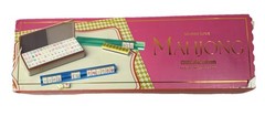 Mahjong CirqueJong Edition 160 Tile Set w Racks Mat Carry Case Maison Lude Box