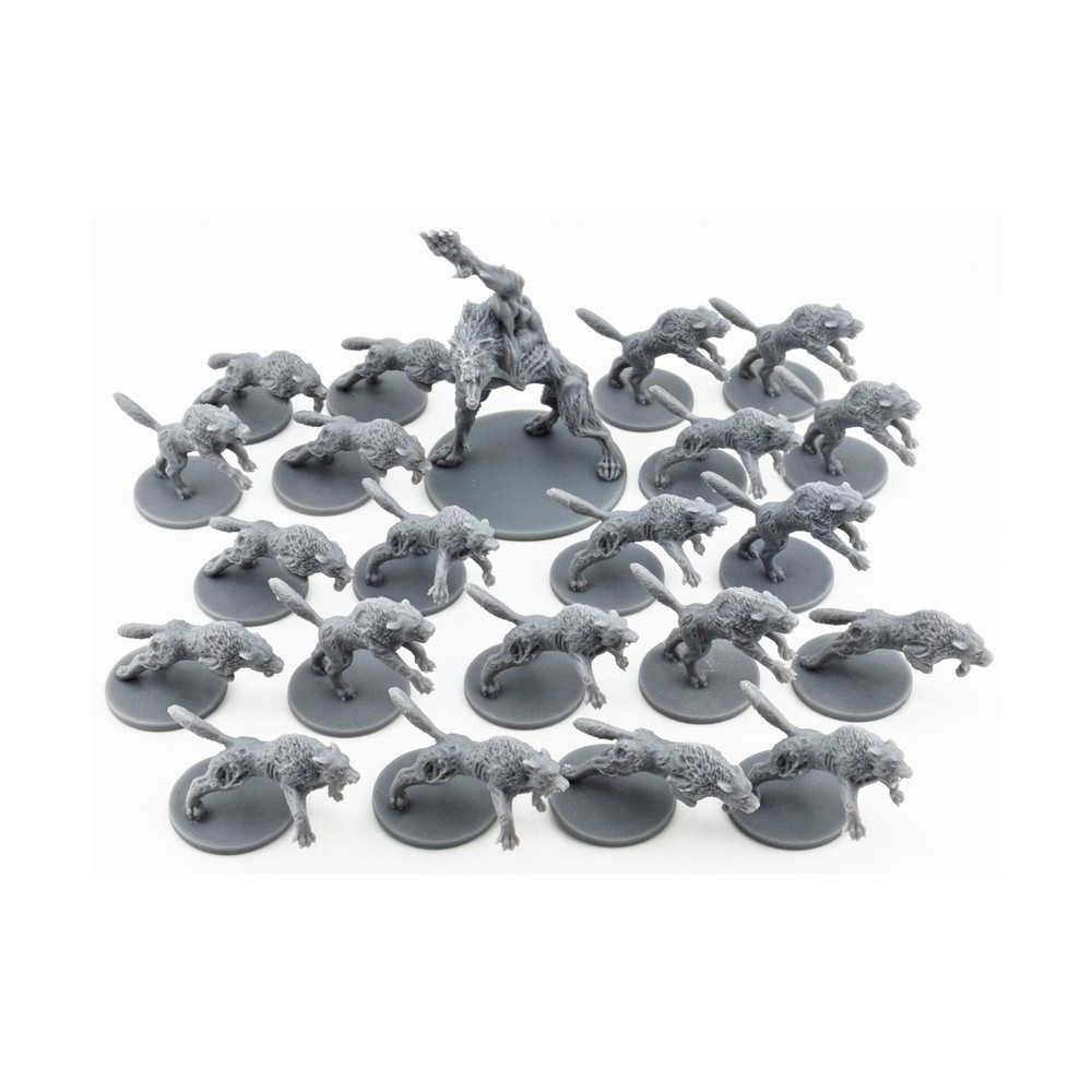 CMON Boardgame Wulfsburg – Zombie Wolfz Figures Only! NM