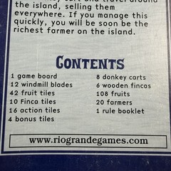 Finca Board Game Rio Grande Games Strategy Mallorcan Harvest 2009 Complete