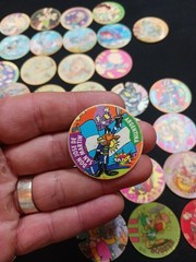60 Vintage Tazos Sabritas Pogs Mexico Rare 1994-1995 Warner Bros, 20th C Fox Mix