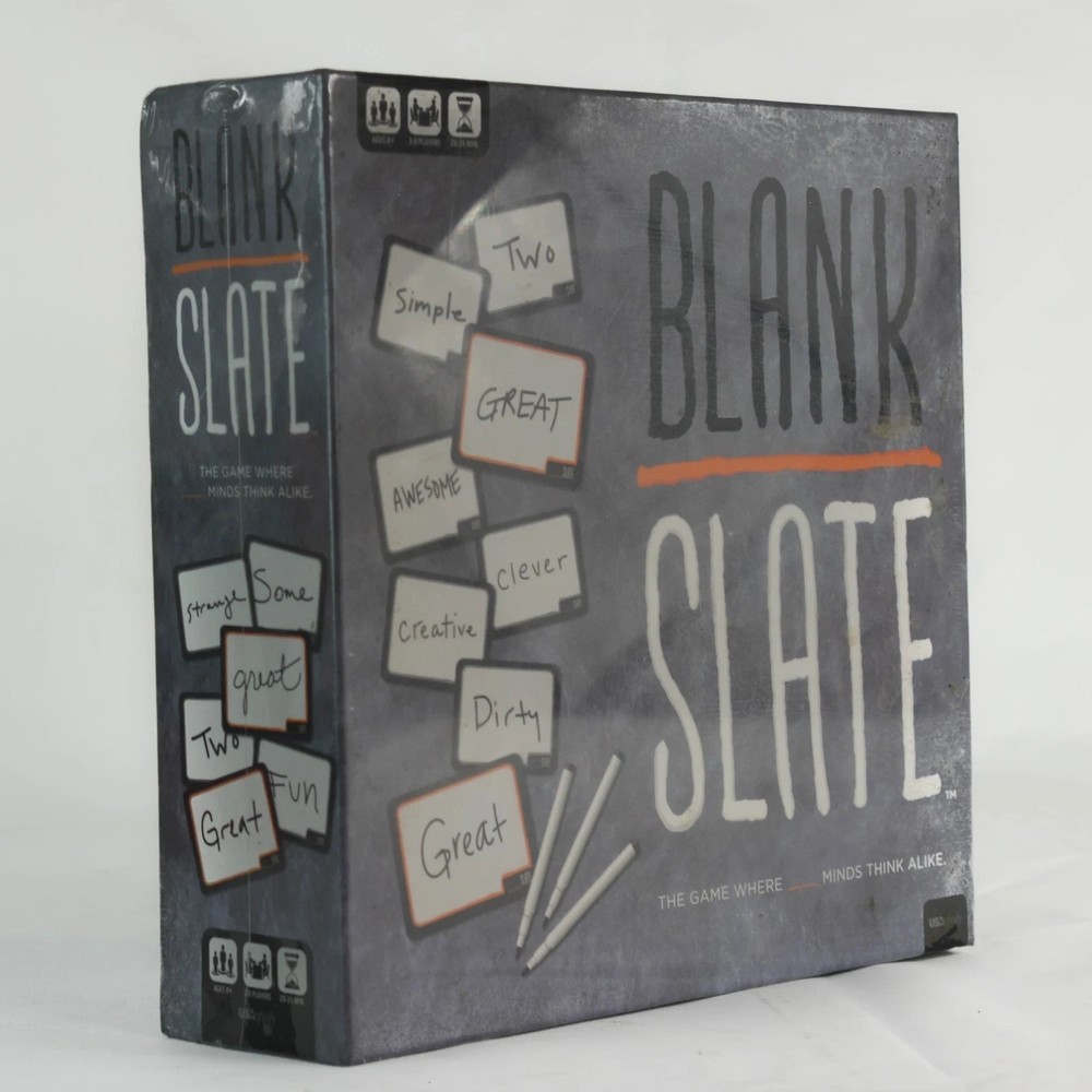 Blank Slate Tabletop Game for Families and Friends 3 to 8 Players Ages 8+ New