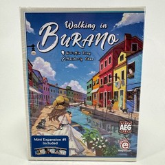 Walking in Burano Board Game AEG Complete Strategy Cards Rebuild Decorate Houses