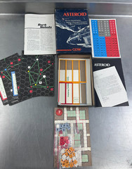 Asteroid, Series 120 Games vintage science fiction boardgame GDW 1980 Complete