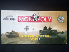 Monopoly US United States Army Edition 2002 – EUC Missing Two Pieces