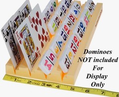 Plastic Trays/Racks for Dominoes OR Playing Card _ Dual Use _ Set of 4 Trays