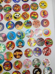 Lot of 220 Pogs / Milk Caps, Vintage 1990s Retro Nostalgia! Mix Take A Look!